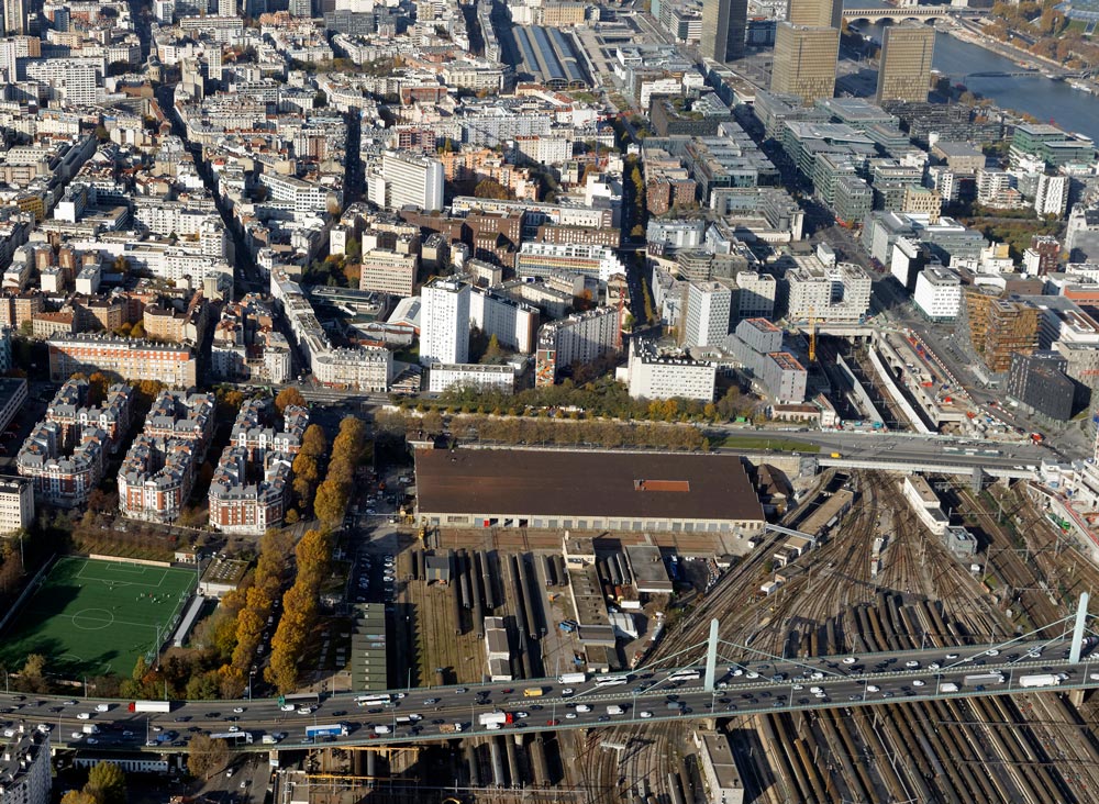 Bruneseau sud ©Ph. Guignard / Air-images / SEMAPA – photo prise en 2019 