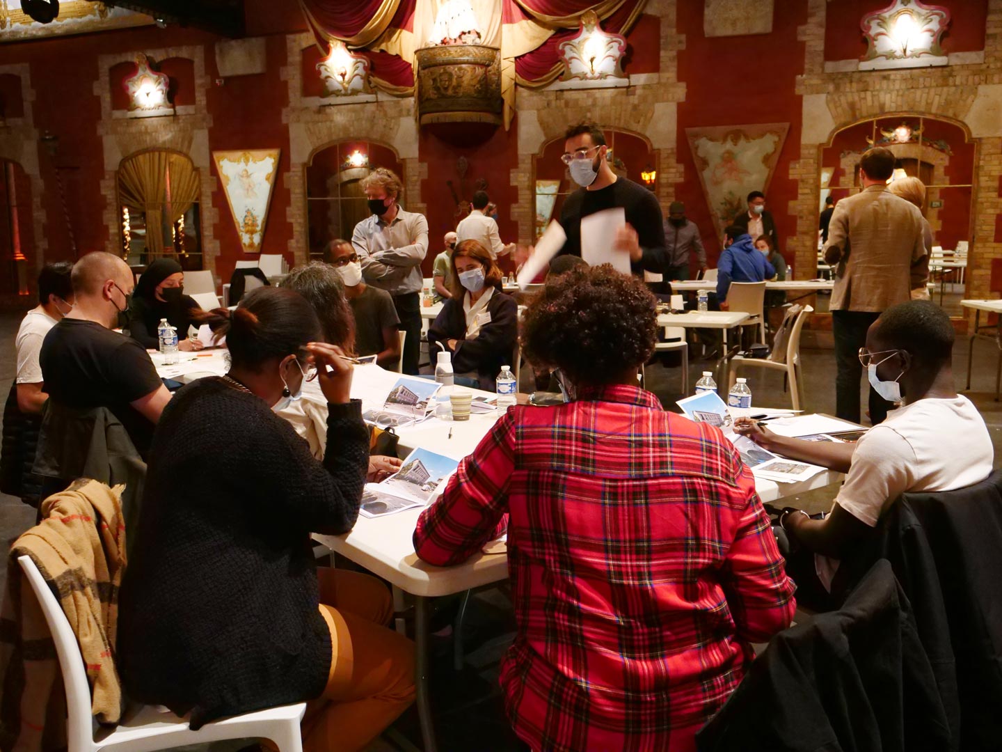 Le comité citoyen lors des ateliers ©Cityside