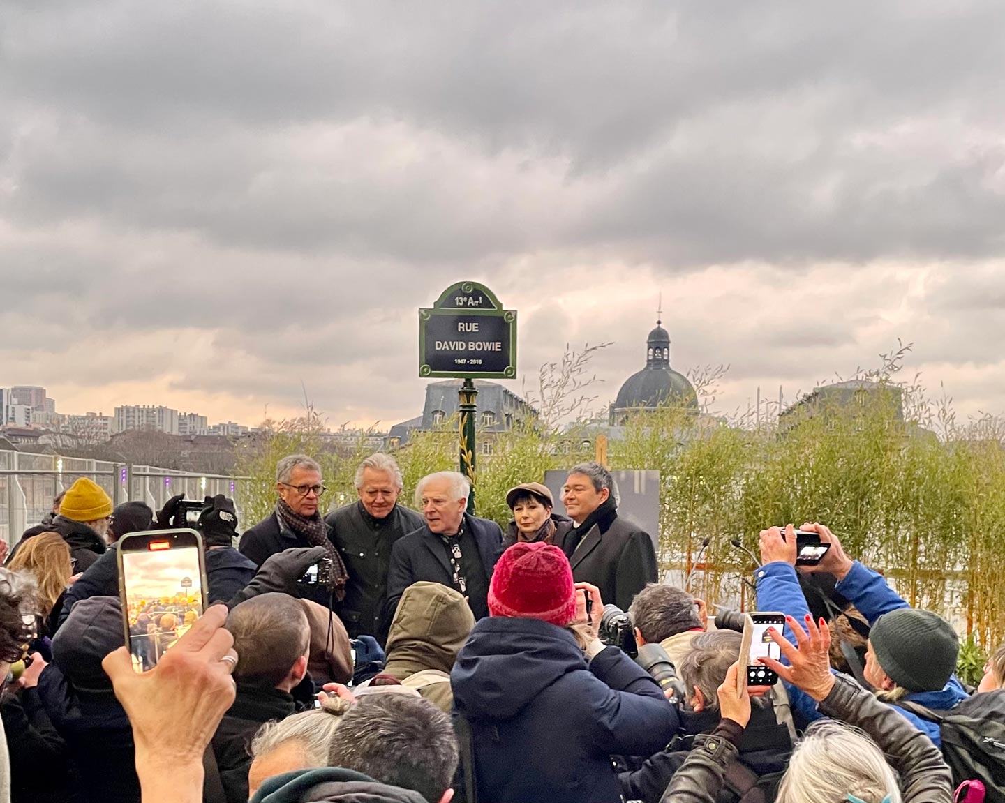 semapa inauguration rue david bowie paris rive gauche