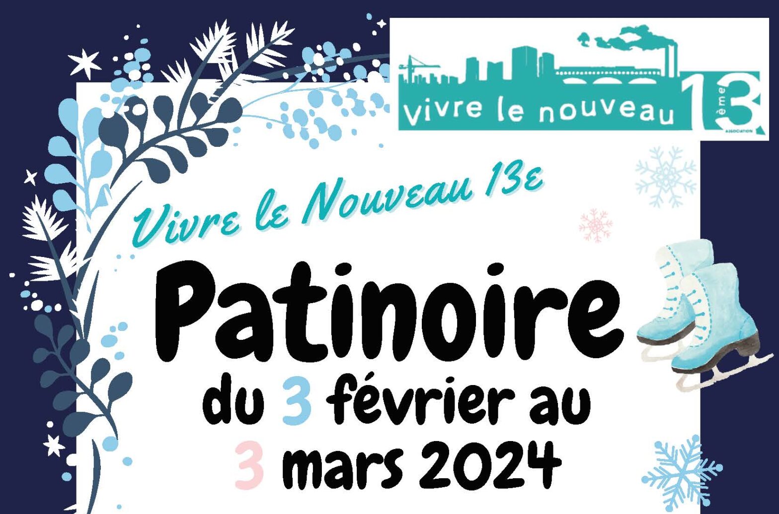 paris rive gauche patinoire semapa