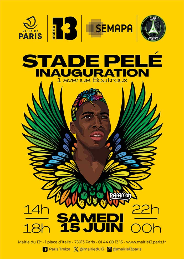 Inauguration du stade Pelé