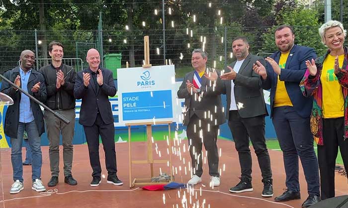 Inauguration du stade Pelé