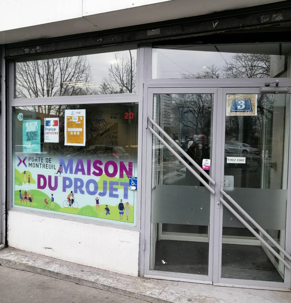 Maison du projet de la porte de Montreuil
