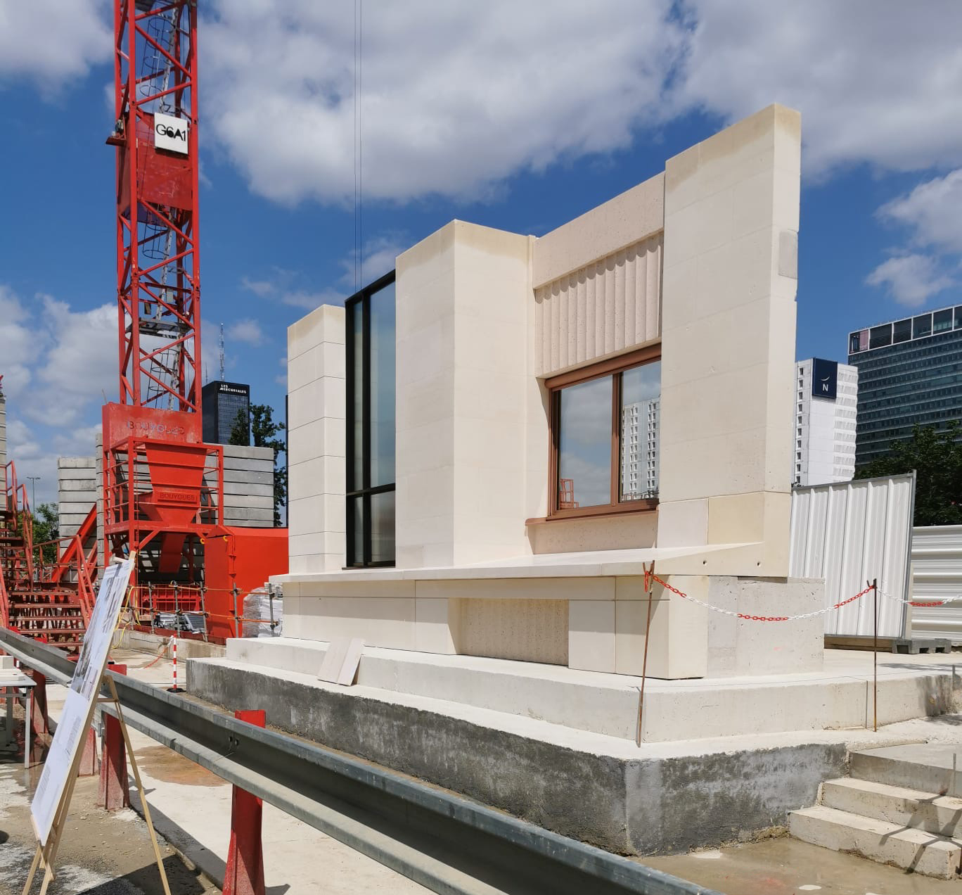 prototype de façade de l'hôtel hospitalier