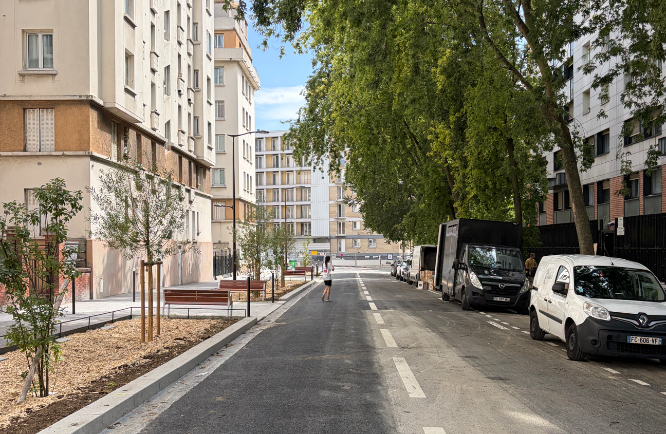 La rue jean Veber ouverte à la circulation