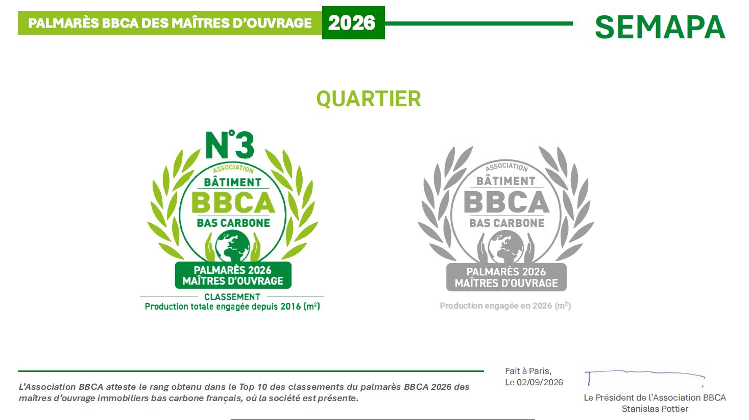 Trophées bas carbone 2026